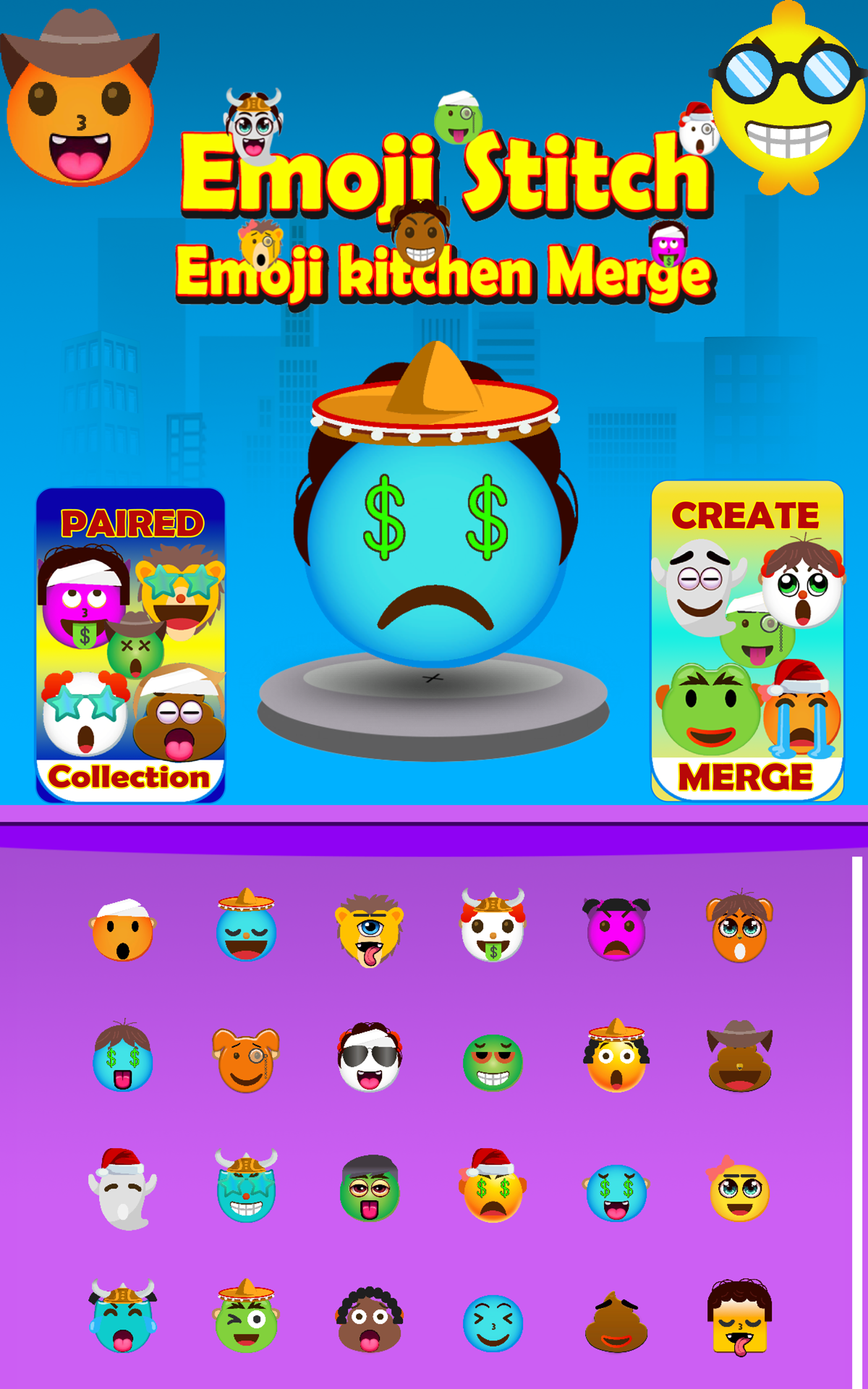 Emoji Stitch - Emoji kitchen Merge and Maker-Amazonアプリストアの